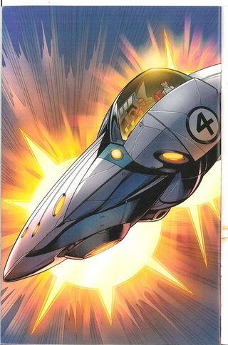Illustration for article titled The Most Intrepid Superhero Spaceships